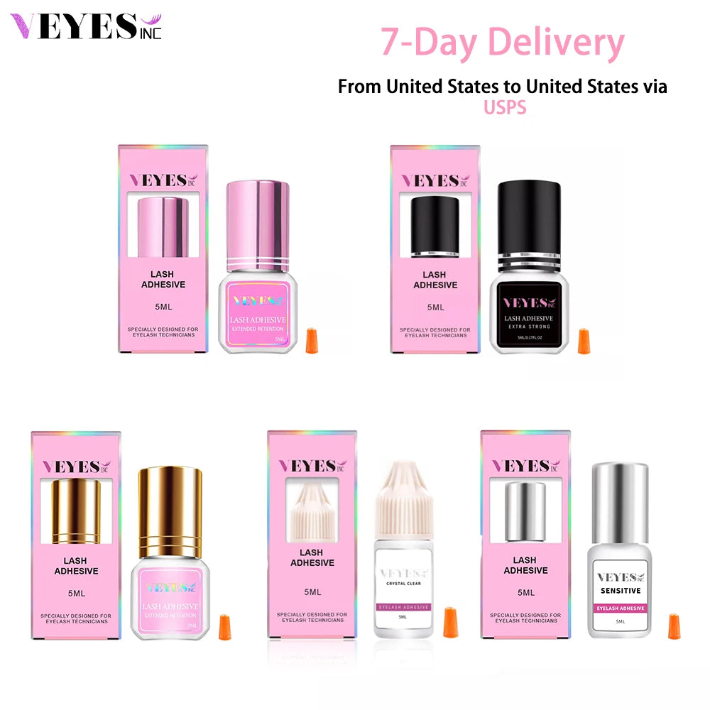 Sensitive 5ml - 1 Second Fast Drying Strong Lash Adhesive from the PenelopeRaine StatementLashes Collection