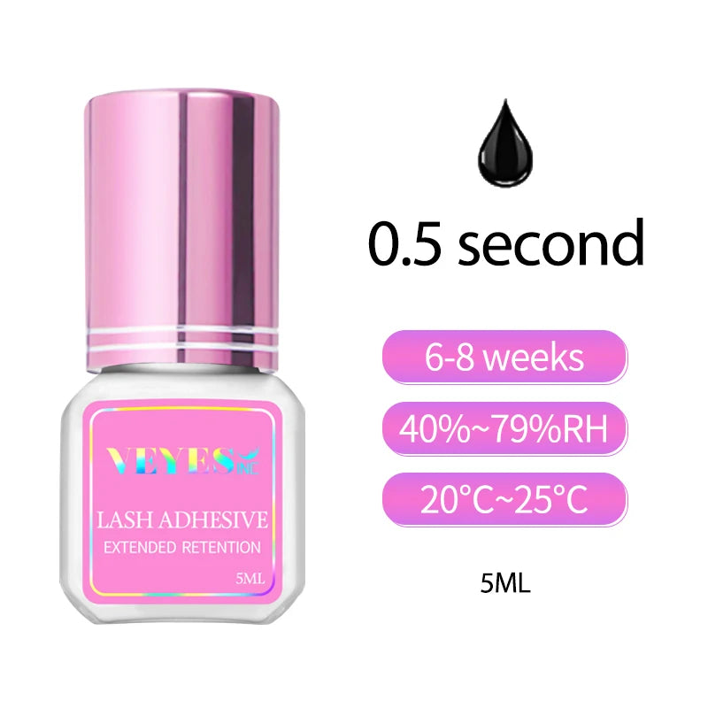 Sensitive 5ml - 1 Second Fast Drying Strong Lash Adhesive from the PenelopeRaine StatementLashes Collection