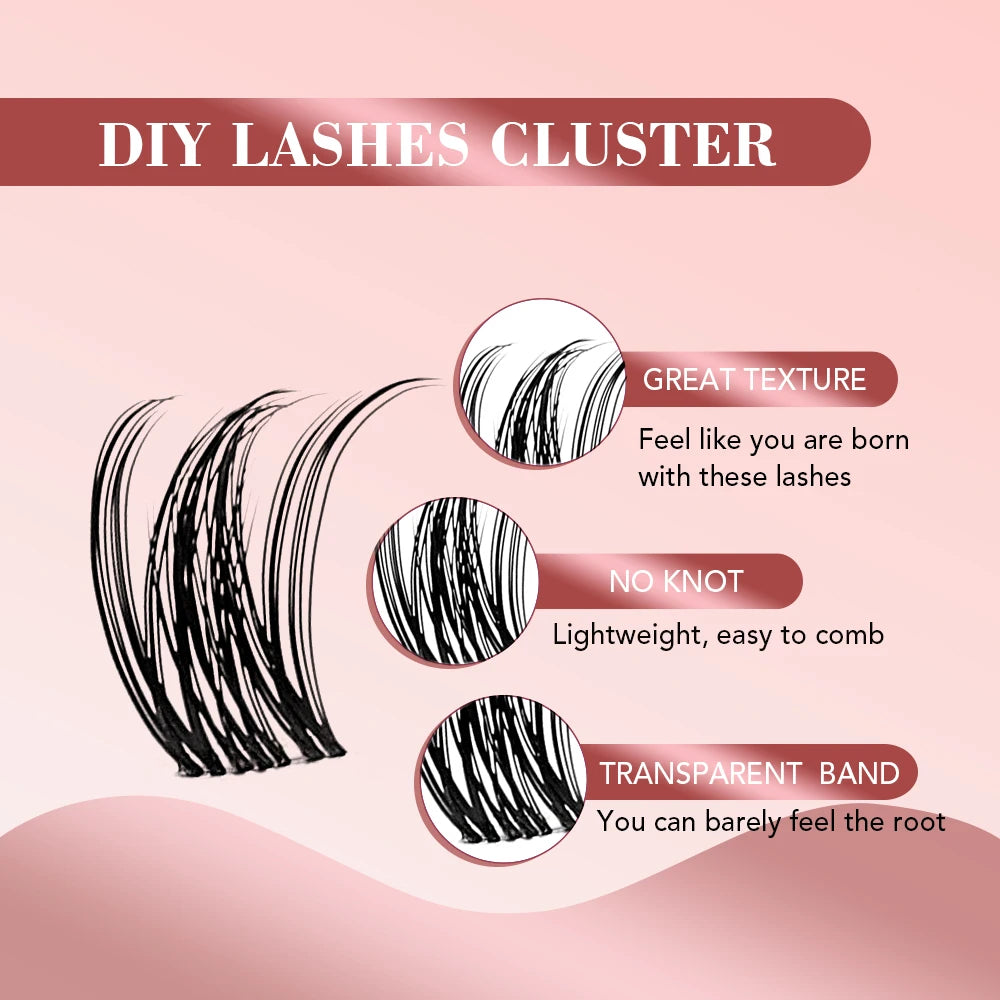 "ALL-IN-ONE" DIY Cluster Lashes Kit from PenelopeRaine StatementLashes Collection