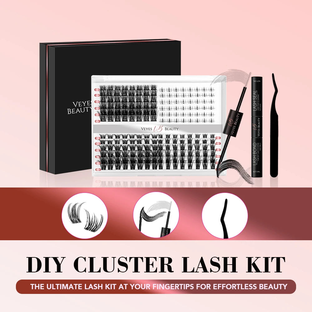 "ALL-IN-ONE" DIY Cluster Lashes Kit from PenelopeRaine StatementLashes Collection